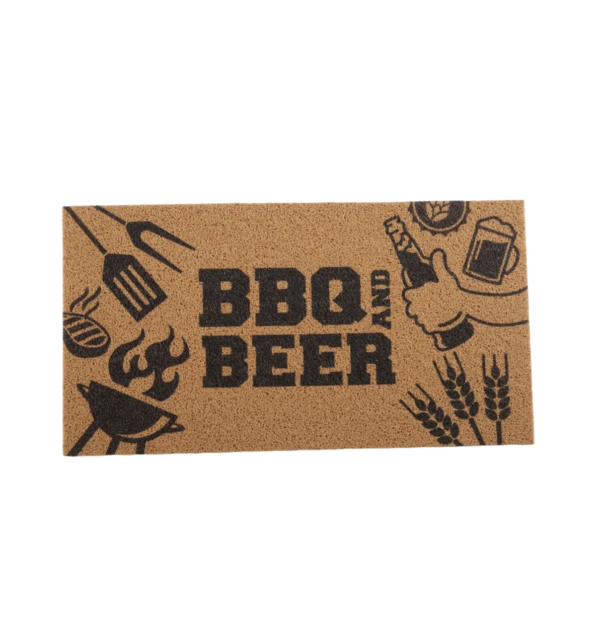 Tapete para Churrasqueira Vinil BBQ and Beer 40cm x 75cm