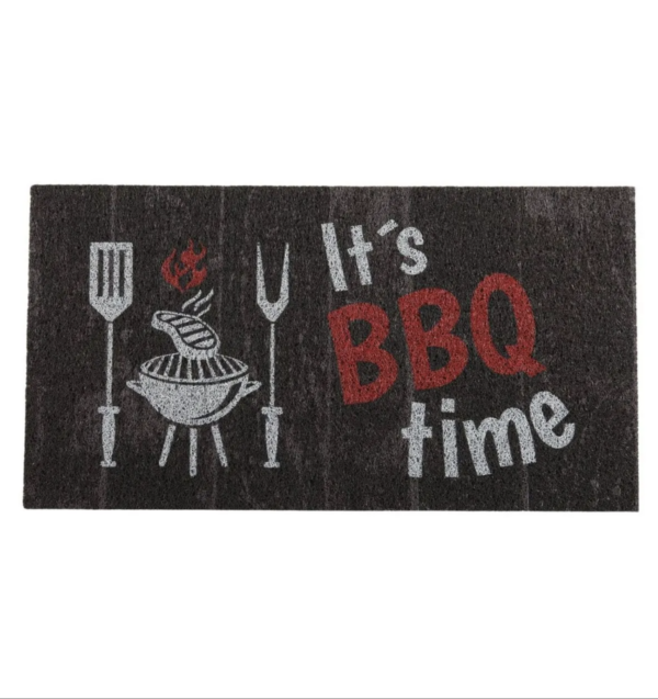 Tapete Vinil para Churrasqueira 40cm x 75cm It's BBQ Time