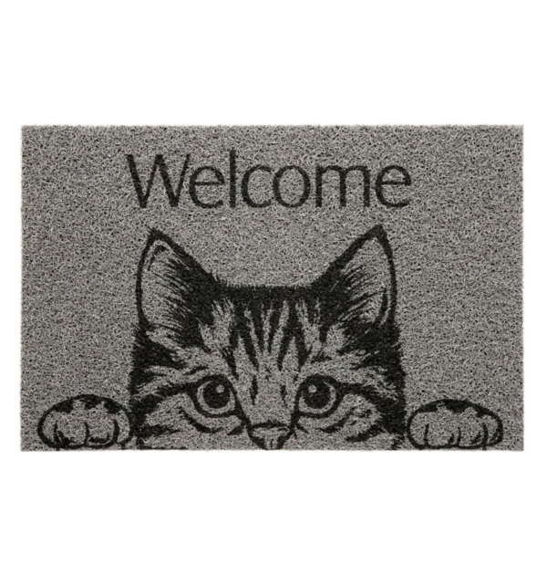 Tapete Vinil Pet Cat Welcome 40cm x 60cm