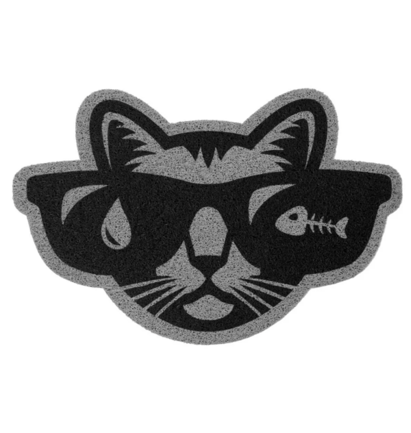 Tapete Vinil Pet 40cm x 60cm Rosto Gato