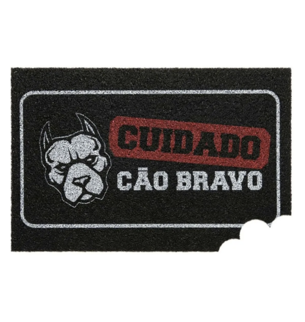 Tapete Vinil Pet 40cm x 60cm Cão Bravo