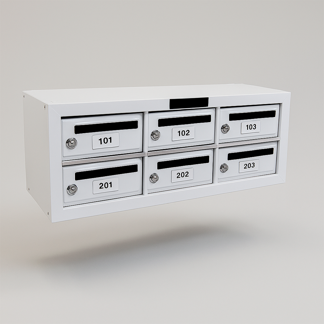 Caixa de Correio em Aço com Pintura – Modelo 2004P