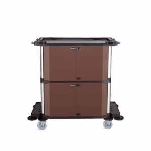 Carrinho de Limpeza Profissional com Suporte para Equipamentos