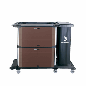 Carrinho Coletor Profissional com Saco de Vinil 90L