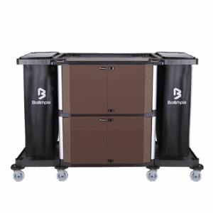 Carrinho Coletor Duplo com 2 Sacos de Vinil 90L