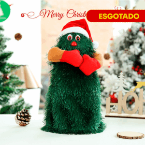 Boneco de Papai Noel Musical e Elétrico