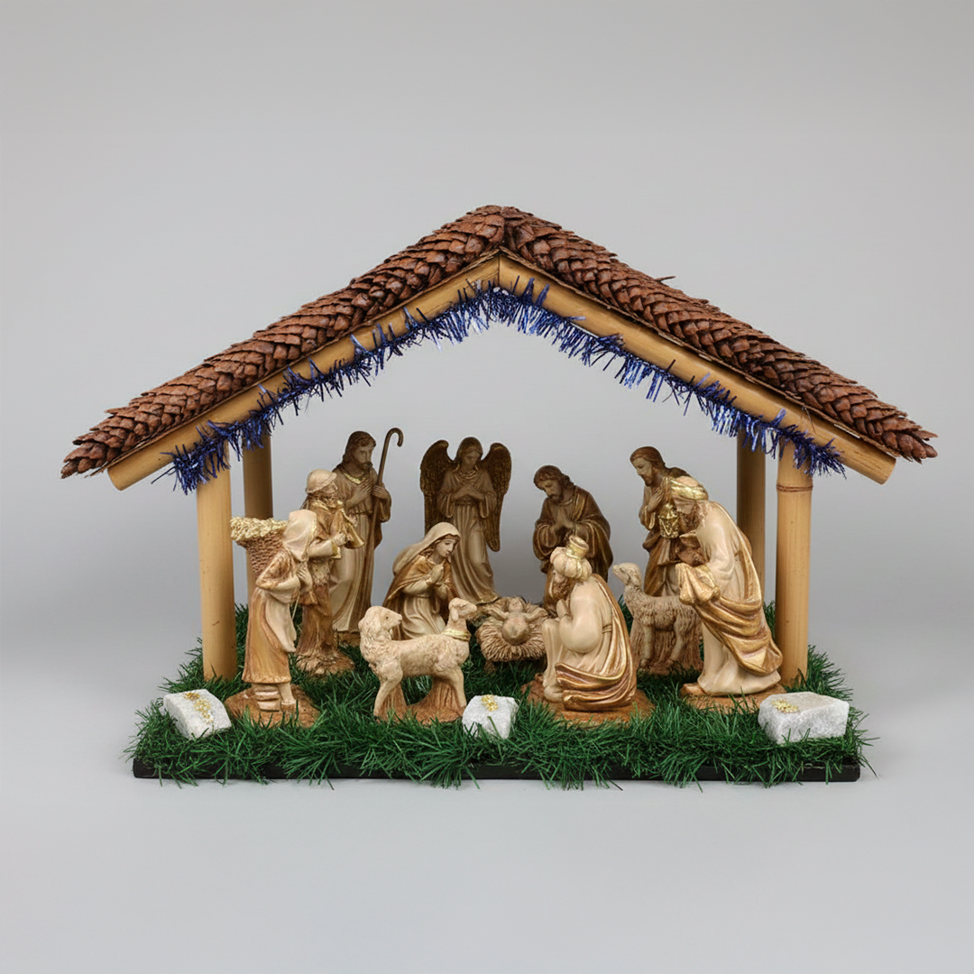 Presépio de Natal Completo Monocromático