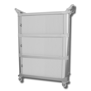 Carro Organizador Strong com Fechamento – Estrutura em Alumínio e PP