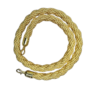 Refil de Cordão Dourado para Pedestal de Fila