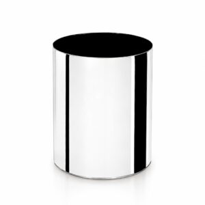Lixeira de Aço Inox Sem Tampa